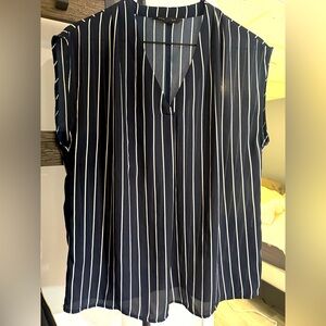 WEEKEND SALE ‼️Banana Republic Women’s Dress Shirt Blue and White Stripe XS